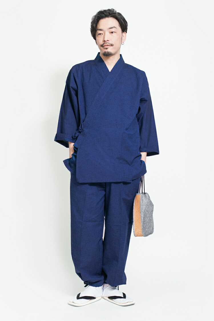 作務衣 メンズ 久留米織 綿 紬 おしゃれ 部屋着 ルームウェア かっこいい カジュアル 2 0276 Tayu Tafu 通販 Yahoo ショッピング