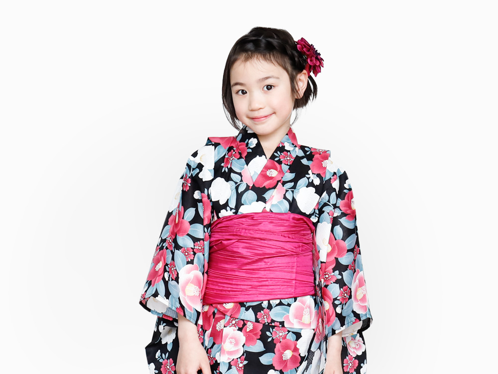 浴衣 子供 女の子 キッズ浴衣 ゆかた 大人っぽさ 可愛い ユカタ yukata