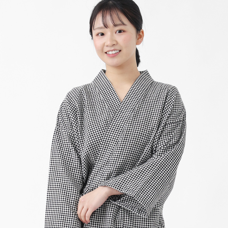 作務衣 女性 久留米織 おしゃれ レディース 部屋着 綿 BOTAN M L 和装 ギフト プレゼント 通年 夏 冬 洗える パジャマ 旅館 | BOTAN | 12
