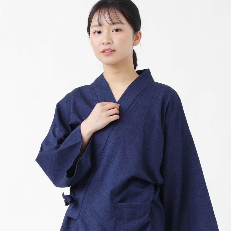 作務衣 女性 久留米織 おしゃれ レディース 部屋着 綿 BOTAN M L 和装 ギフト プレゼント 通年 夏 冬 洗える パジャマ 旅館 | BOTAN | 13