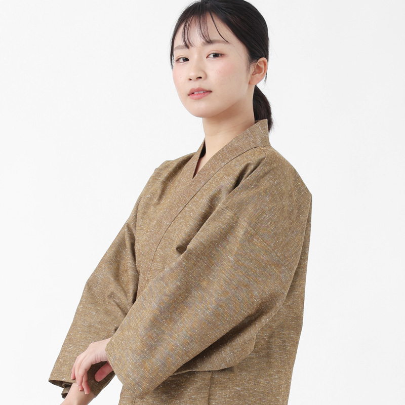 作務衣 女性 久留米織 おしゃれ レディース 部屋着 綿 BOTAN M L 和装 ギフト プレゼント 通年 夏 冬 洗える パジャマ 旅館 | BOTAN | 16