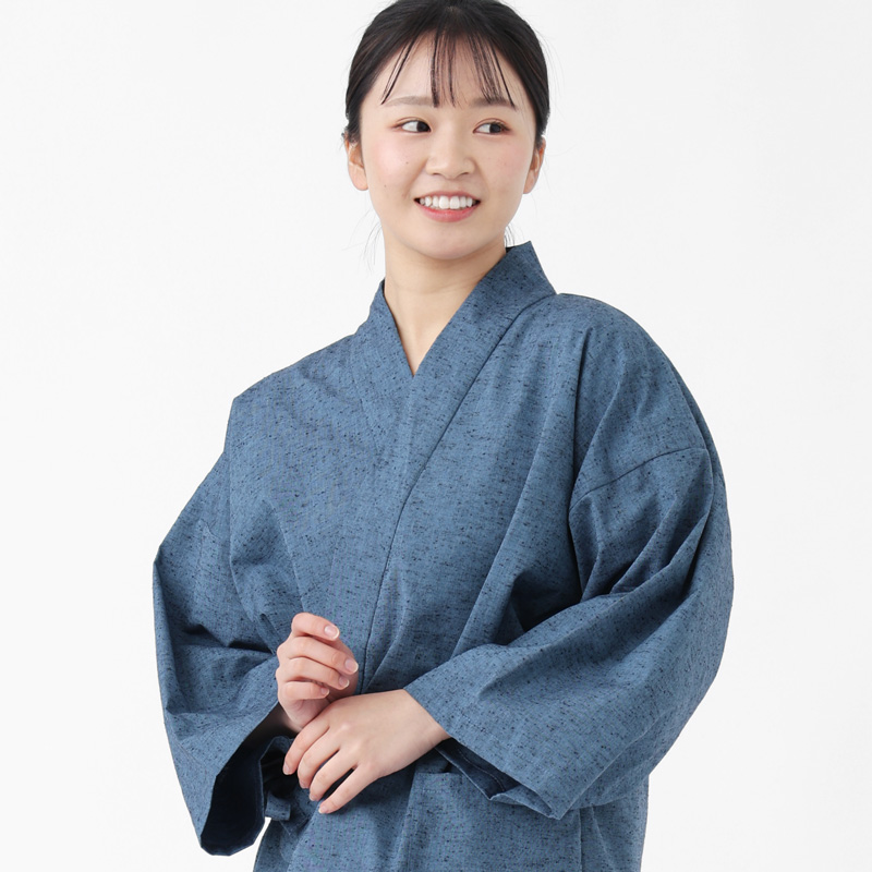 作務衣 女性 久留米織 おしゃれ レディース 部屋着 綿 BOTAN M L 和装 ギフト プレゼント 通年 夏 冬 洗える パジャマ 旅館 | BOTAN | 17