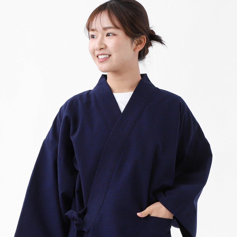 BOTAN 作務衣 女性 久留米織 おしゃれ レディース 部屋着 綿 BOTAN M L