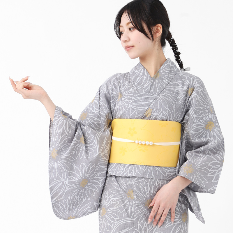 BOTAN 二部式浴衣 作り帯 2点 セット セパレートタイプ 簡単