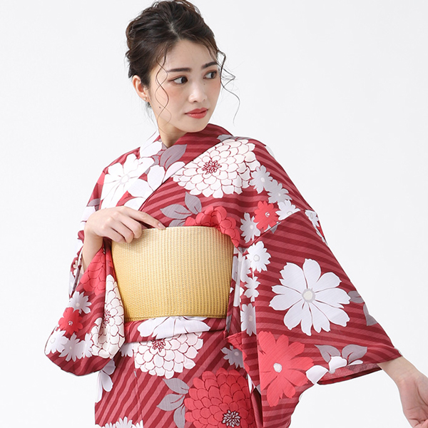 ごはん浴衣 カルキュロ 浴衣 3点セット 大人 セット 女性 帯