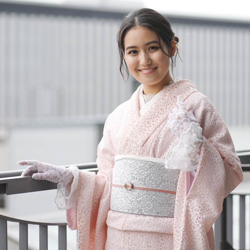 レース着物 お仕立て上がり レディース 袷 フリー きもの レース 女性 春 秋 おしゃれ かわいい...