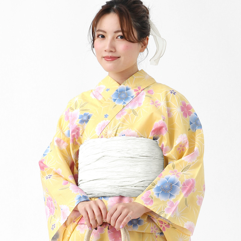 二部式浴衣 3点 セット 帯 下駄 花柄 簡単 二部式 セパレート 二部式浴衣 3点 セット 帯 下駄 花柄 簡単 二部式 セパレート