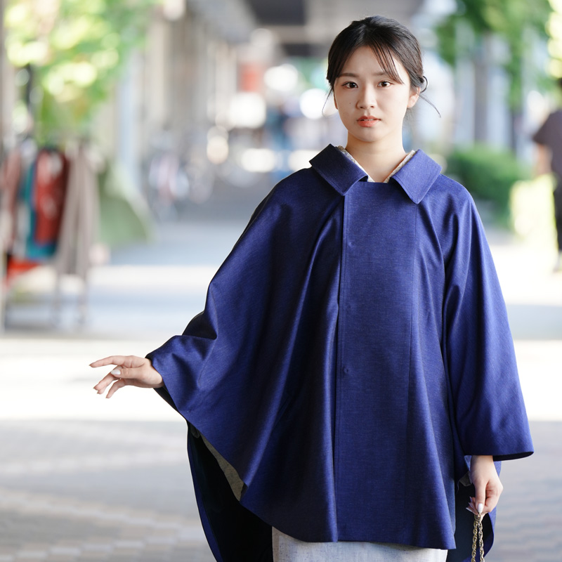 BOTAN 着物ケープ 日本製 和装ケープ 着物コート ポンチョ 道行