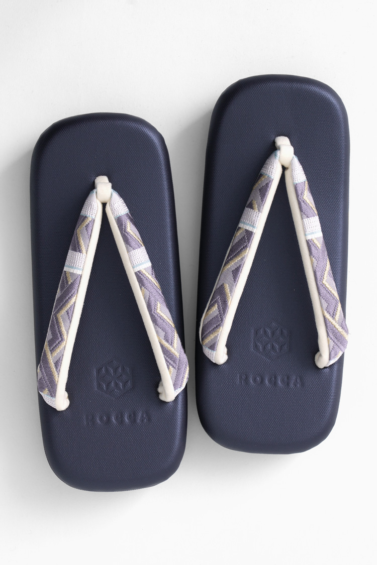 ROCCA（六花） 雪駄 日本製 博多織 鼻緒 男性用 クッション 本格 履物