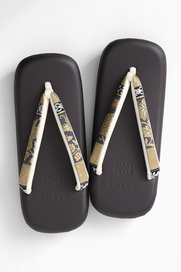 ROCCA（六花） 雪駄 日本製 博多織 鼻緒 男性用 クッション 本格 履物