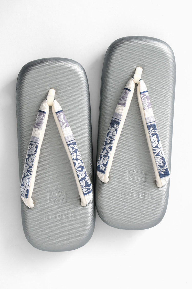 ROCCA（六花） 雪駄 日本製 博多織 鼻緒 男性用 クッション 本格 履物