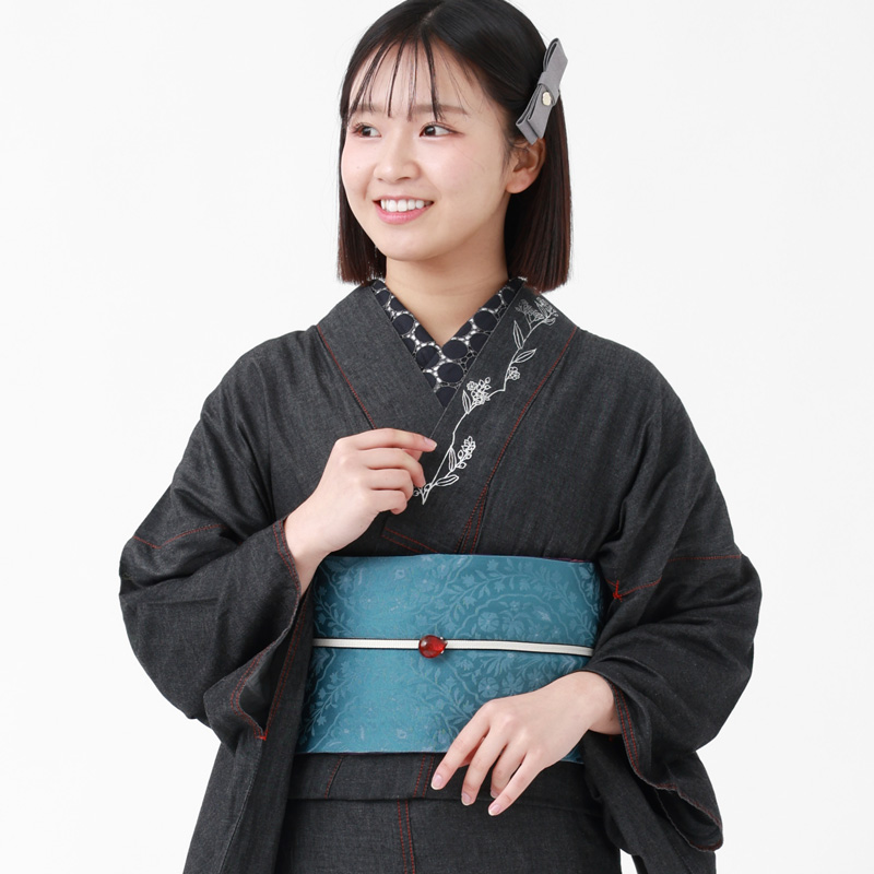 美品 洗える夏着物 綿 ライオン 個性派浴衣 着物 A2964 美品 洗える夏着物 綿 ライオン 個性派浴衣 着物 A2964