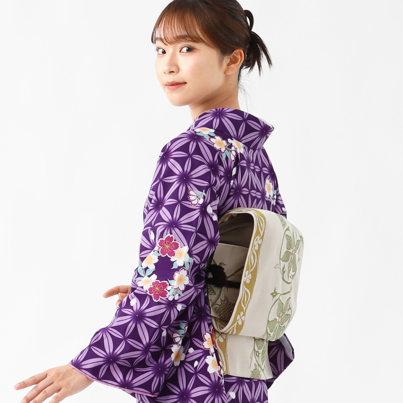 着物 名古屋帯 2点セット たゆたふセレクト 袷 プレタ 洗える着物 お