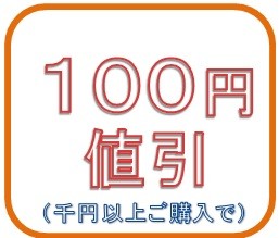 TB-storeの「１０００円以上で１００円値引き」のクーポン
