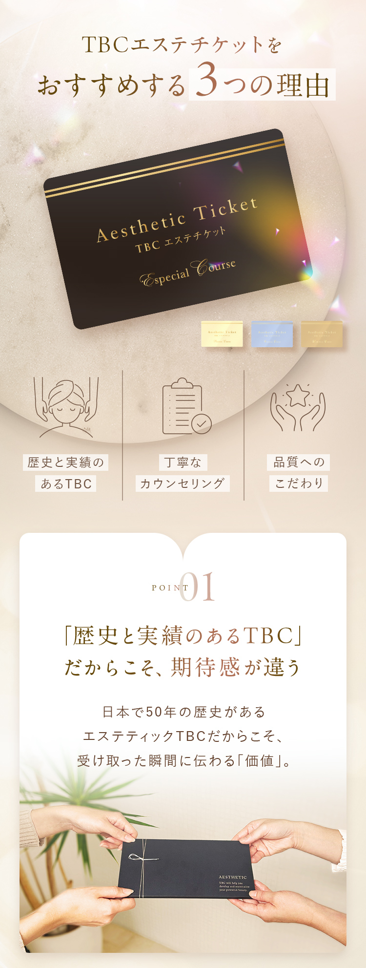 エステティックTBC エステチケット カタログギフト 体験ギフト エ