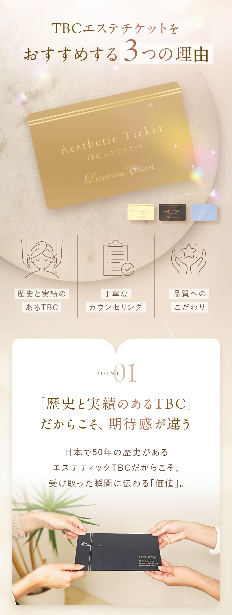 エステティックTBC エステチケット カタログギフト 体験ギフト