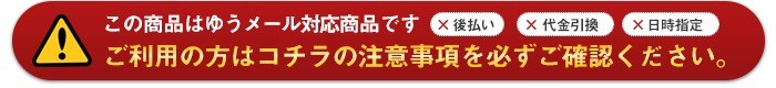 ゆうメール・定形外注意事項