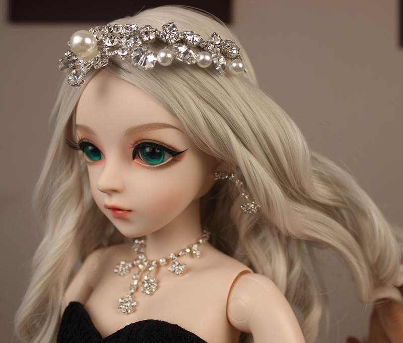 超人気 BJD カスタムドール 女の子 人形 ウエディングドレス BJD