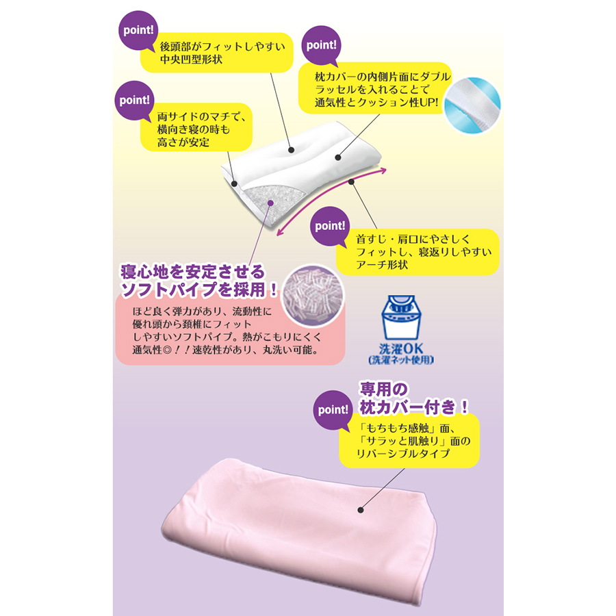 西川 眠りすとリッチ／枕カバー 1枚 / 枕 まくら ねむりすと カバー 