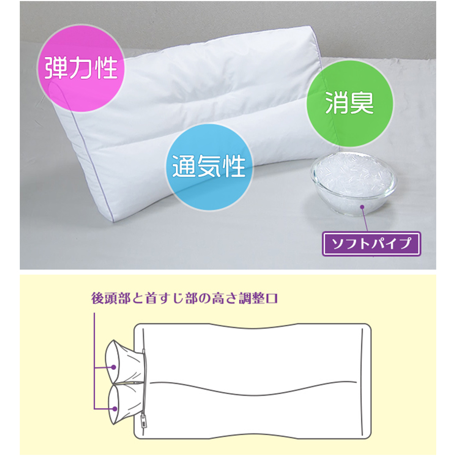 西川 眠りすとリッチ／枕カバー 1枚 / 枕 まくら ねむりすと カバー 