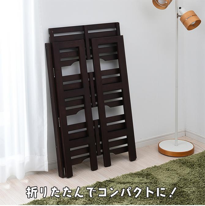 YAMAZEN(山善) 天然木パタパタラック(3段)／TNP-3 / ラック 棚 家具