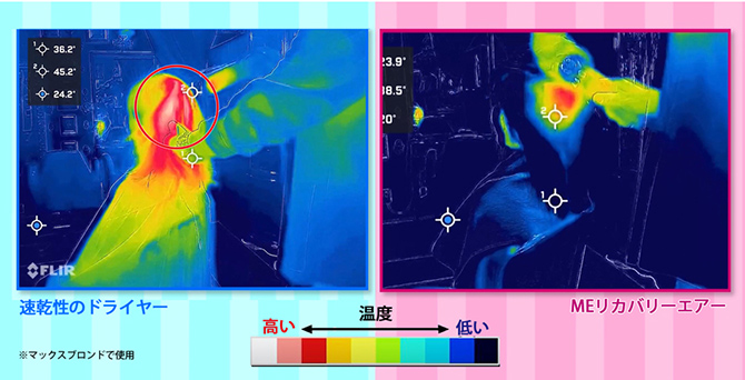 ME リカバリー エアー / ドライヤー ヘアドライヤー 髪 静電気 艶 ツヤ