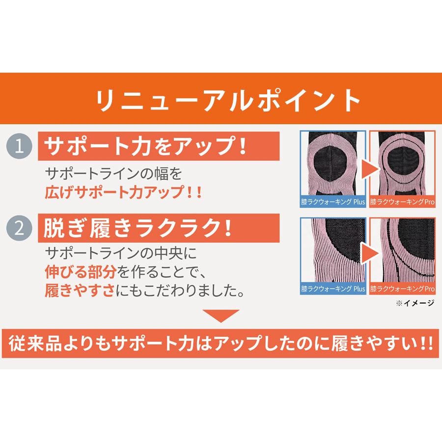 膝ラク ウォーキング Pro / 保阪尚希 プロデュース サポーター 膝 足首