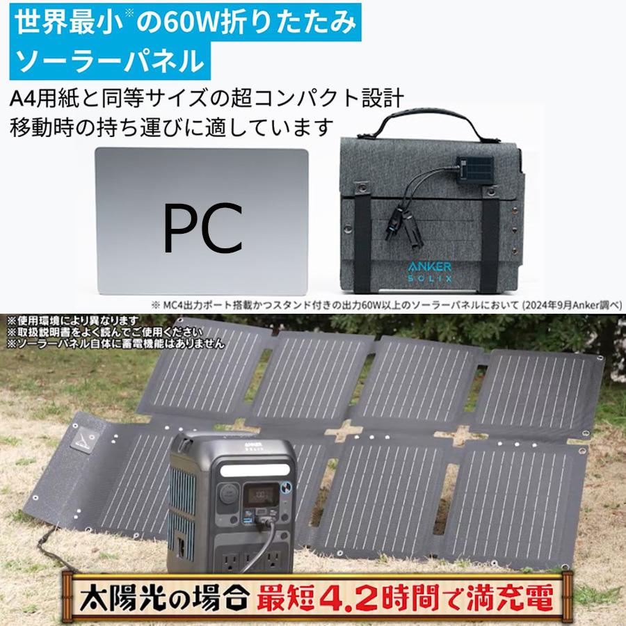 Anker(アンカー) ソーラーパネル / Anker Solix PS60 Compact Anker(アンカー) ソーラーパネル / Anker Solix PS60 Compact