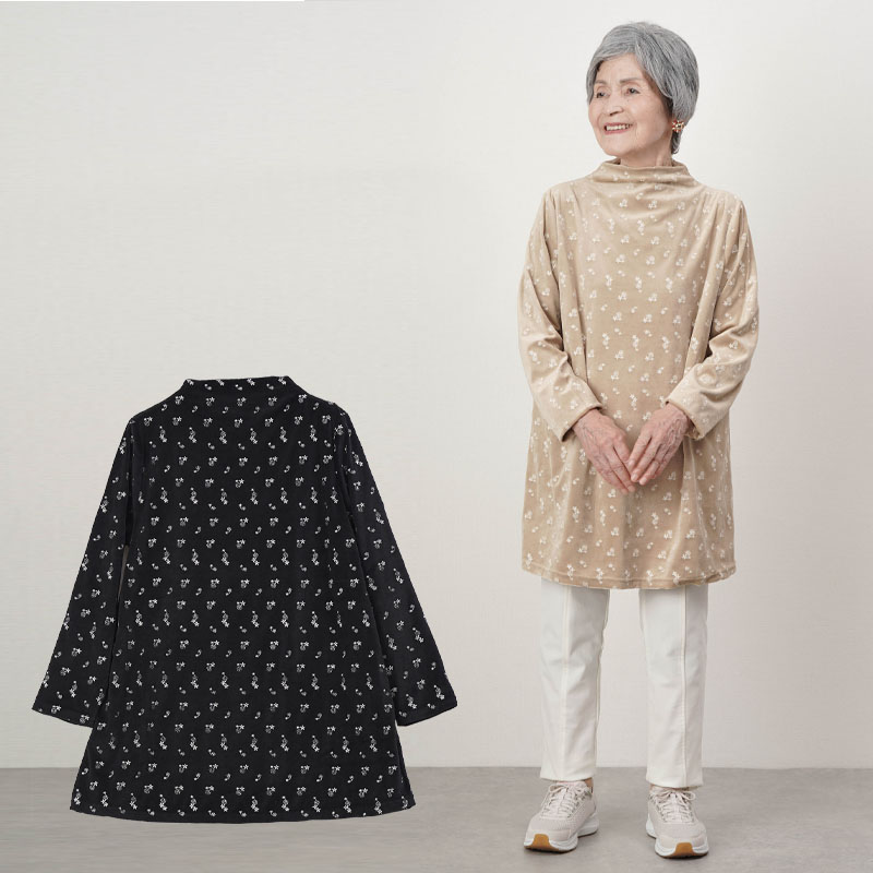 シニアファッション 80代 70代 60代 高齢者 婦人服 チュニック