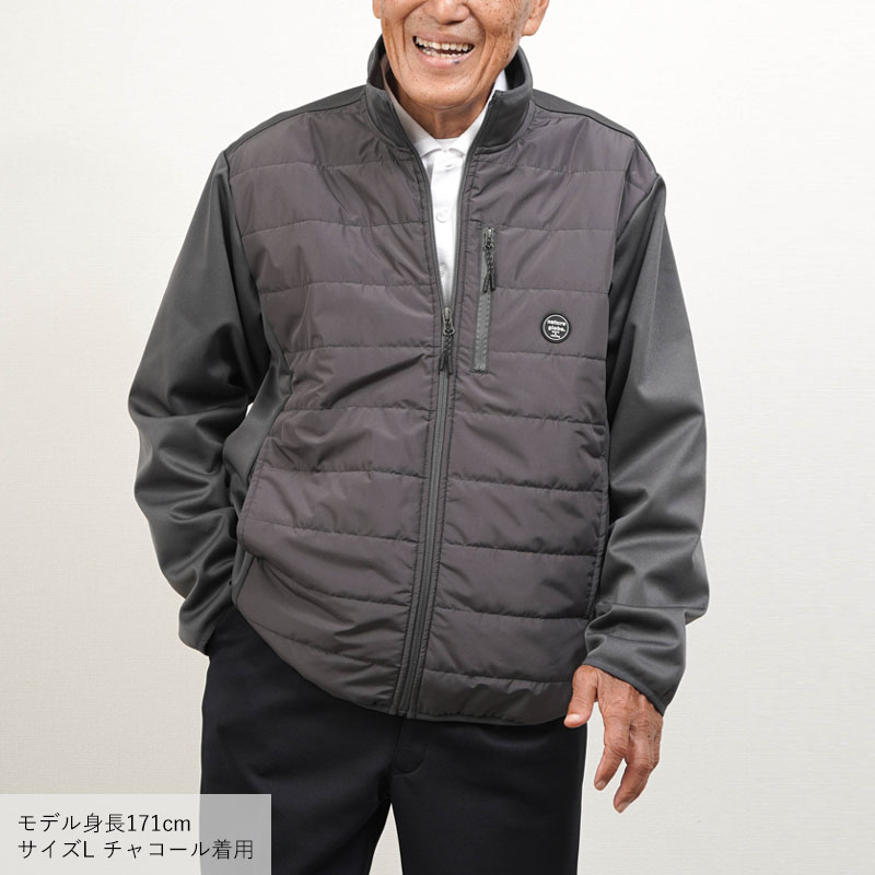 バランスウェアデザイン　ブルゾン　メンズ　XL シニアファッション 80代 70代 60代 高齢者 紳士服 ブルゾン メンズ