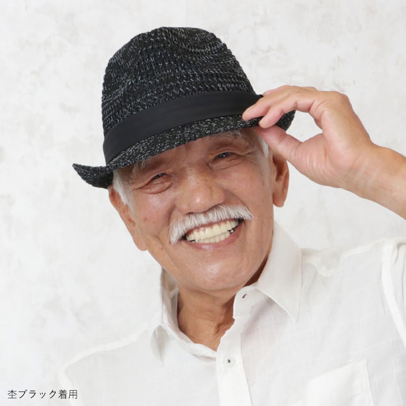 帽子 紳士 中折れハット シニアファッション 70代 80代 60代 メンズ シニア 服 男性 紳士 高齢者 父 おじいちゃん カジュアル 夏用 涼しい 誕生日 プレゼント｜tc-mart｜03