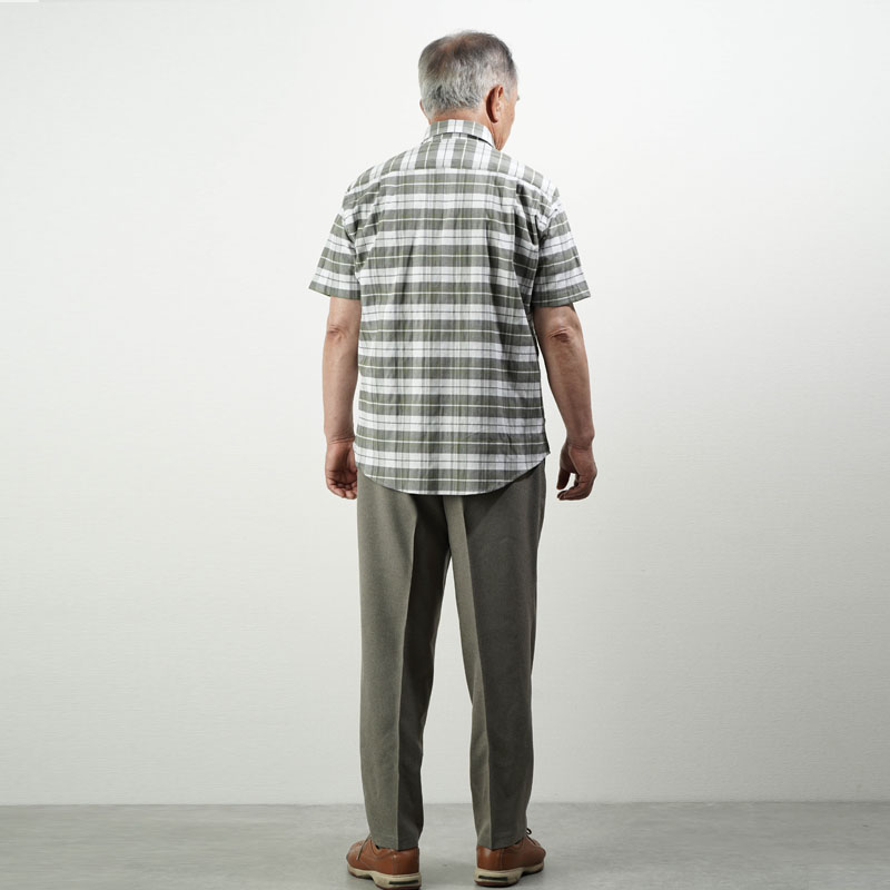 シニアファッション 80代 70代 60代 紳士 高齢者 男性 ズボン 股下65cm メンズ プレゼント 誕生日 夏 涼しい スラックス パンツ 3L おじいちゃん 大きいサイズ |  | 18