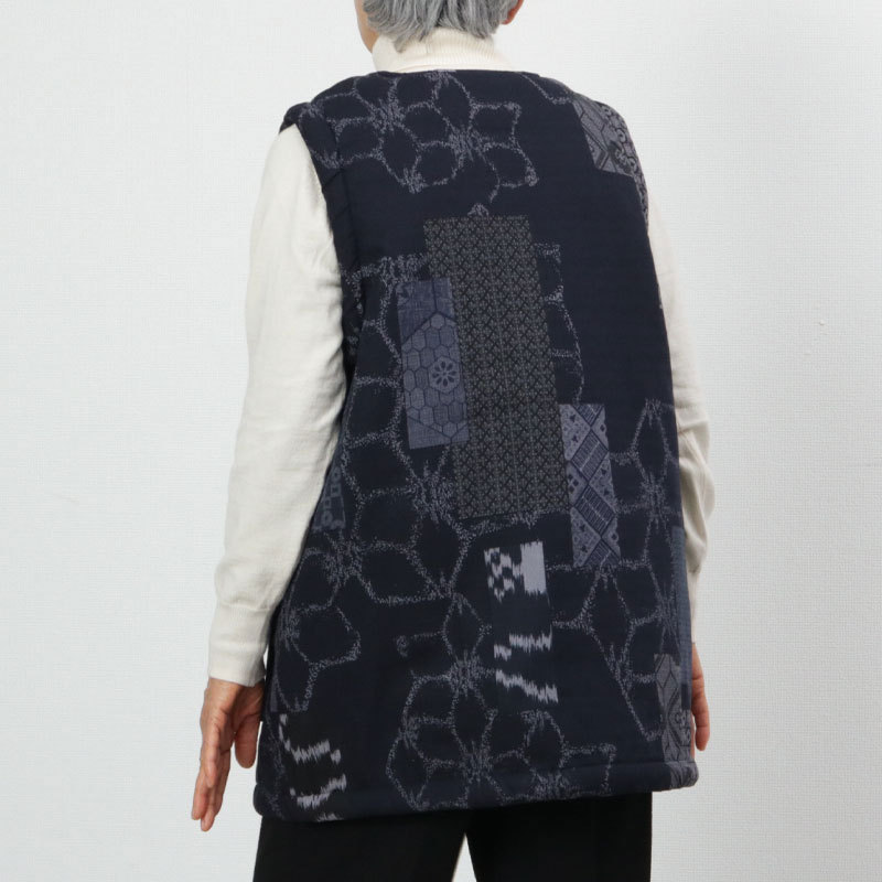 シニア服 80代 70代 60代 レディース 婦人服 高齢者 おばあちゃん 日本製 和柄 裏ボア 暖か ベスト 誕生日 プレゼント シニア服 80代 70代 60代 レディース 婦人服 高齢者