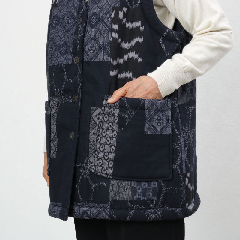 シニア服 80代 70代 60代 レディース 婦人服 高齢者 おばあちゃん 日本製 和柄 裏ボア 暖か ベスト 誕生日 プレゼント シニア服 80代 70代 60代 レディース 婦人服 高齢者