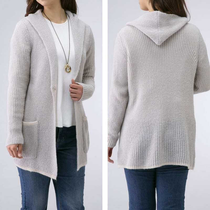 シニア服 80代 70代 60代 レディース 婦人服 高齢者 おばあちゃん ウール混 フード付き ロングカーディガン 誕生日 プレゼント シニア服 80代 70代 60代 レディース 婦人服 高齢者