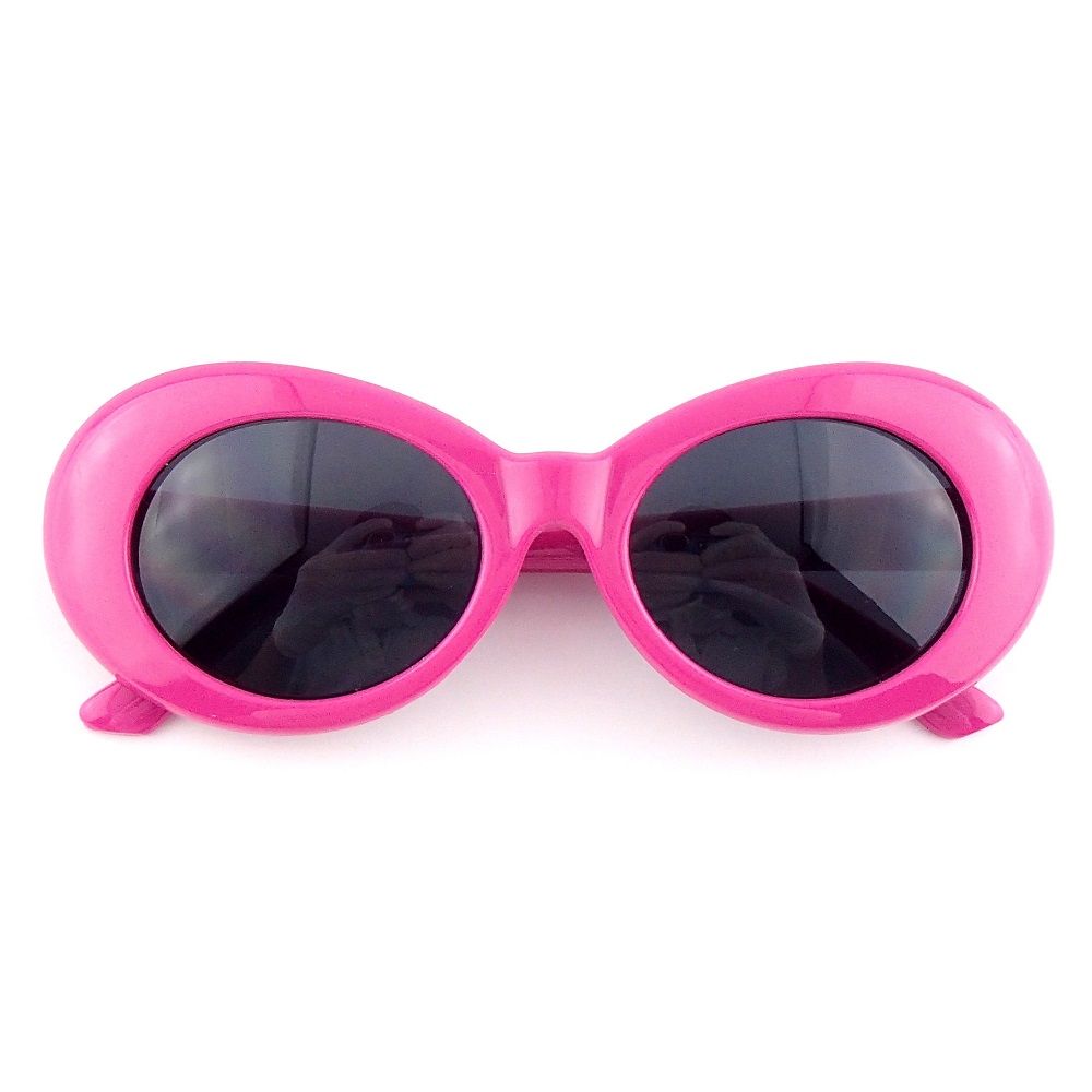 オーバルサングラス カラーサングラス メンズ レディース 男女兼用