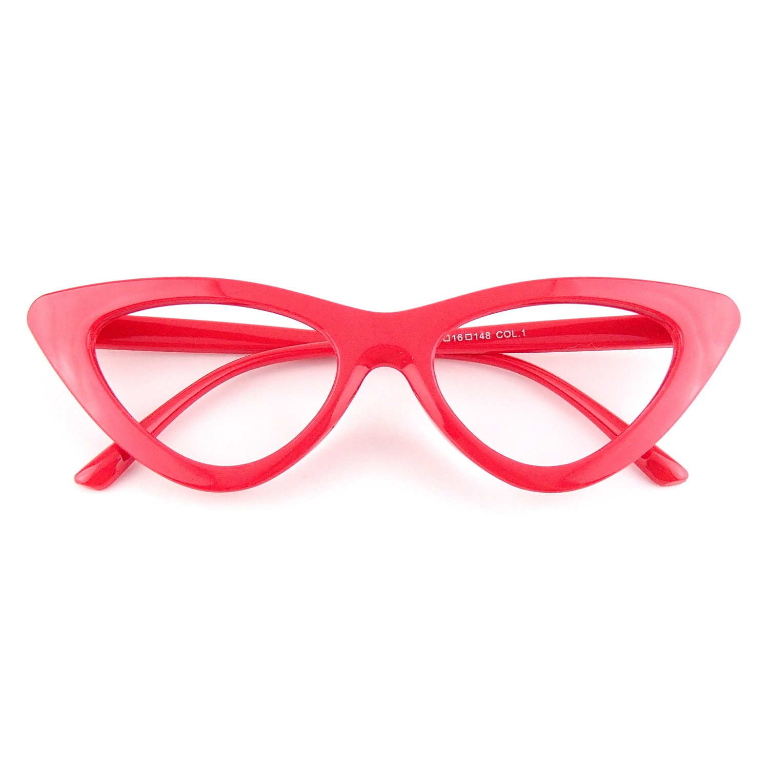 キャッツアイ 伊達メガネ （レンズなし） Type-S メンズ レディース