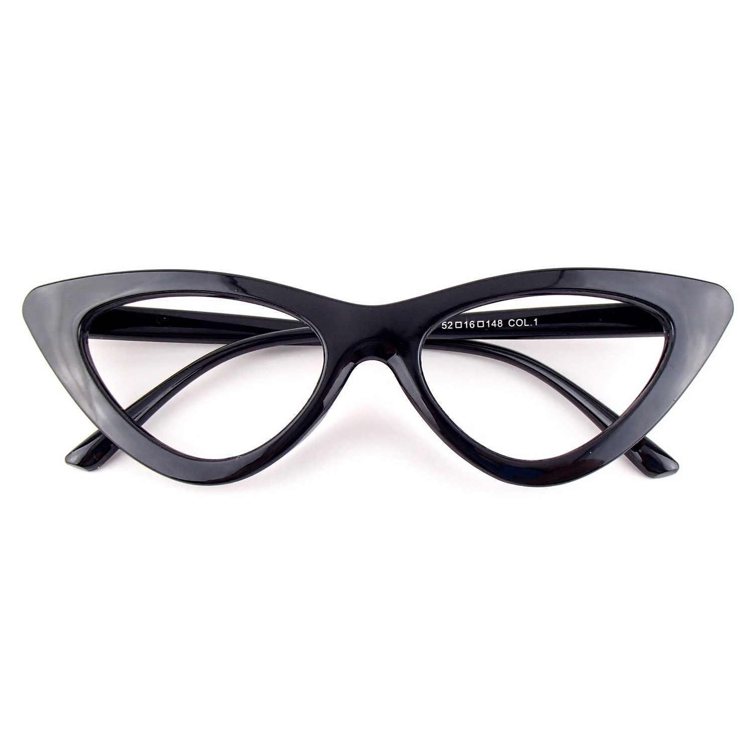 キャッツアイ 伊達メガネ （レンズなし） Type-S メンズ レディース