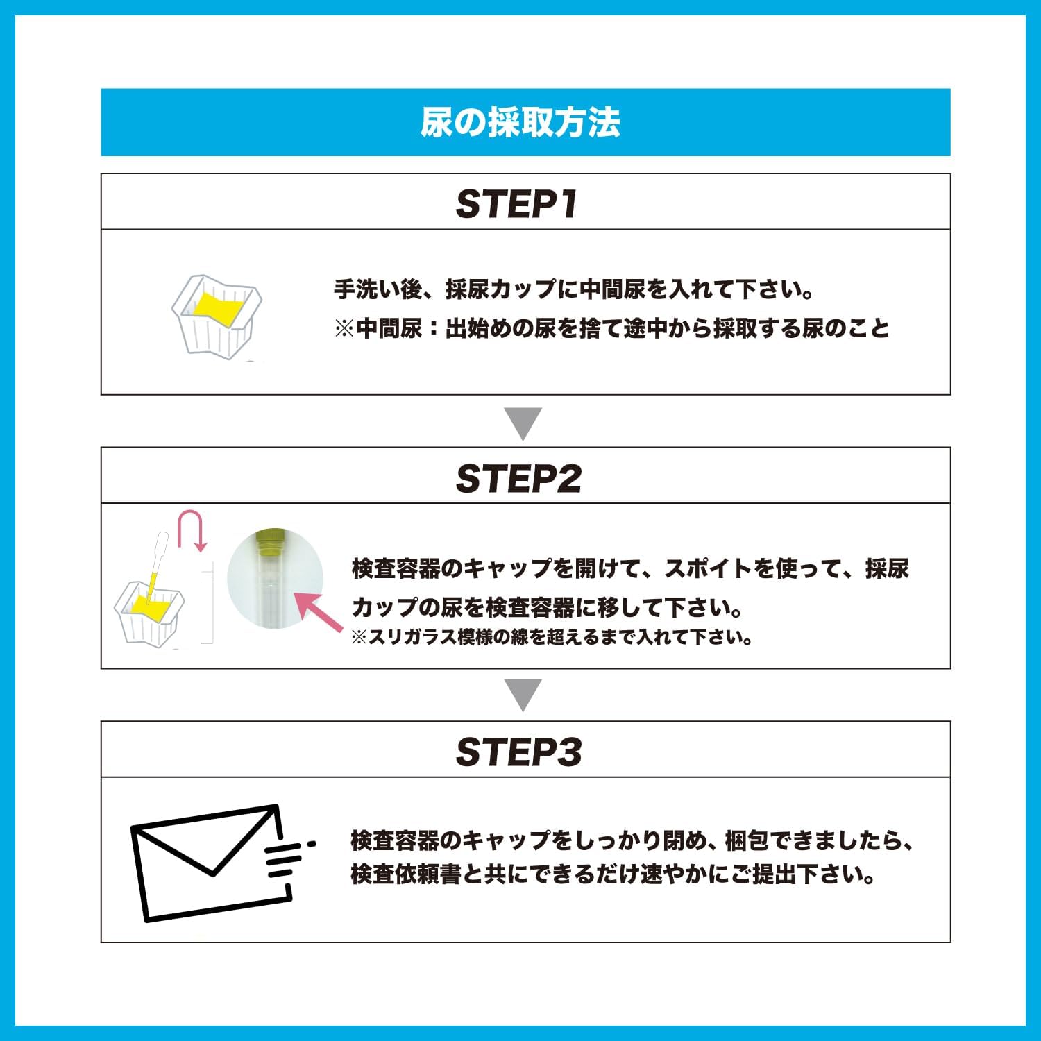 ピロリ菌検査キット 自宅検査 尿で簡単 胃がんリスクチェック 郵送検査