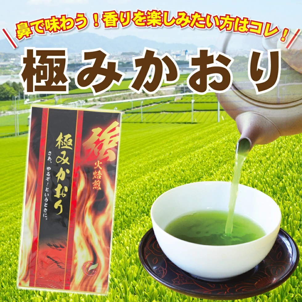 送料無料 極みかおり 100g×1袋 お茶 緑茶 煎茶 茶 茶葉 お茶葉 静岡