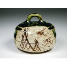 e2966 箕輪一星 宝尽くし 蒔絵 ぶりぶり香合 共箱 香合 茶道具 茶道具 炭点前 風炉用 青楓 扇面香合 箕輪一星作 桐箱入 : お茶道具の