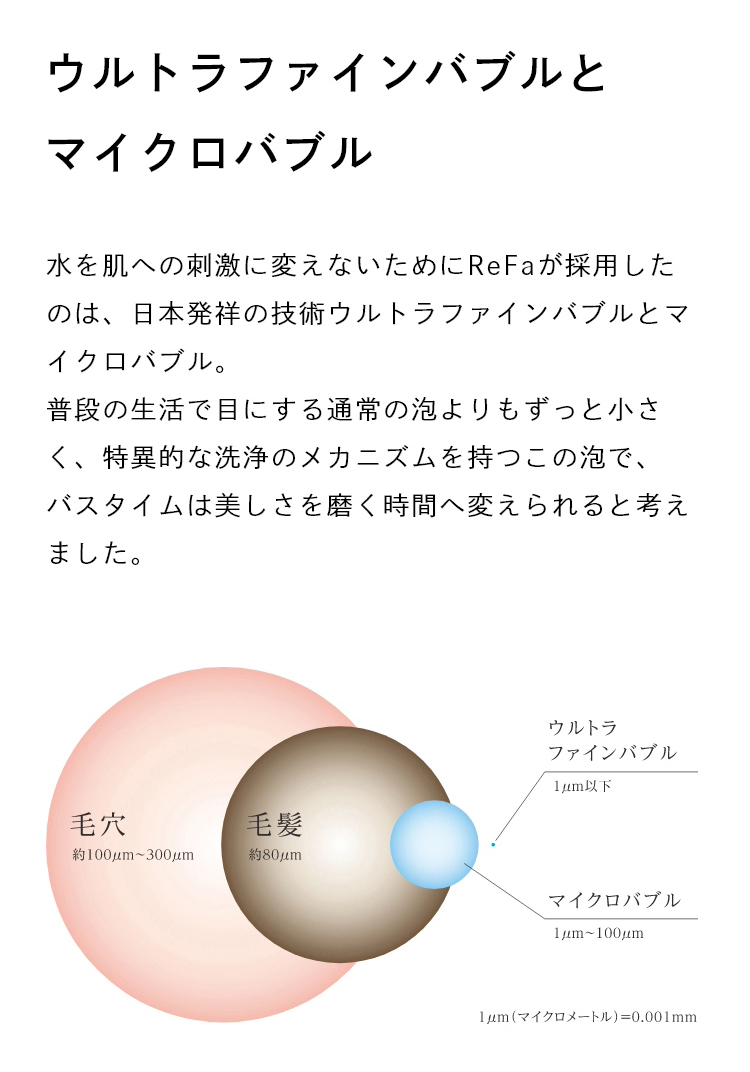 ReFa（リファ） 【正規取扱店】シャワーヘッド リファファインバブル