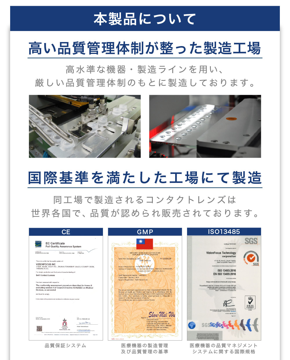 クリアコンタクトレンズ