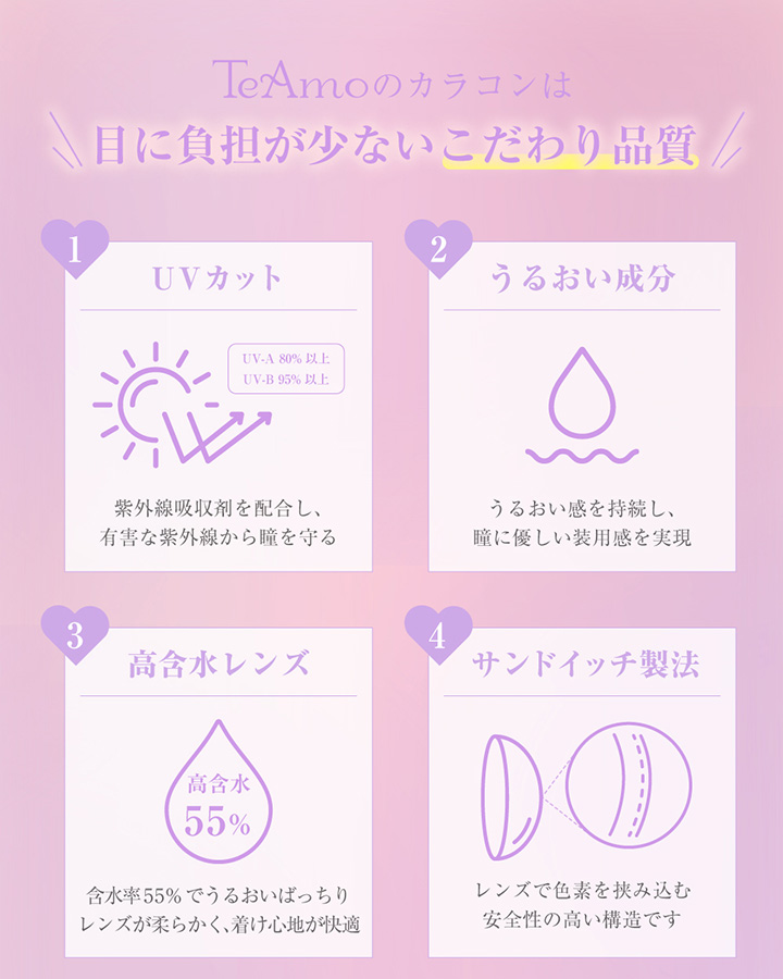 デカ目　カラコン