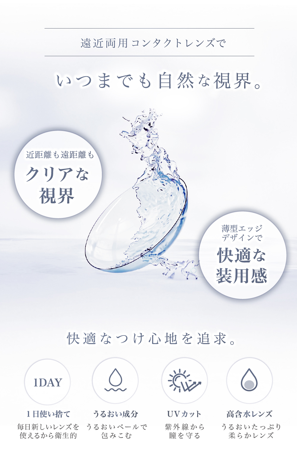 乱視用クリアレンズ