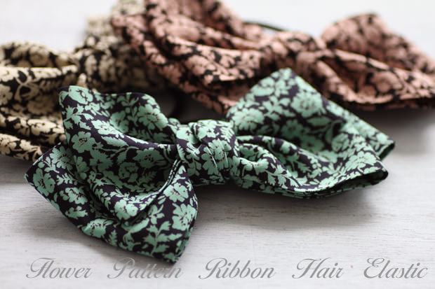 リボンヘアゴム