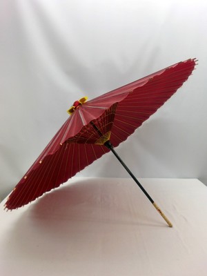 【特選】上蛇の目傘・エンジ色　　〜〜雨傘・長傘・和傘