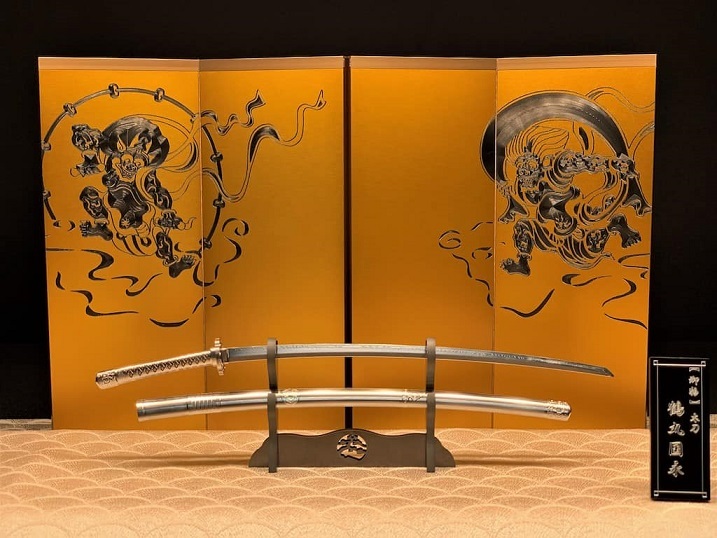 鶴丸国永・日本刀 ・・・戦国武将刀身シリーズ : ティータイムギフト