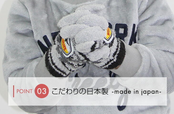 男児のび五指恐竜ワッペン