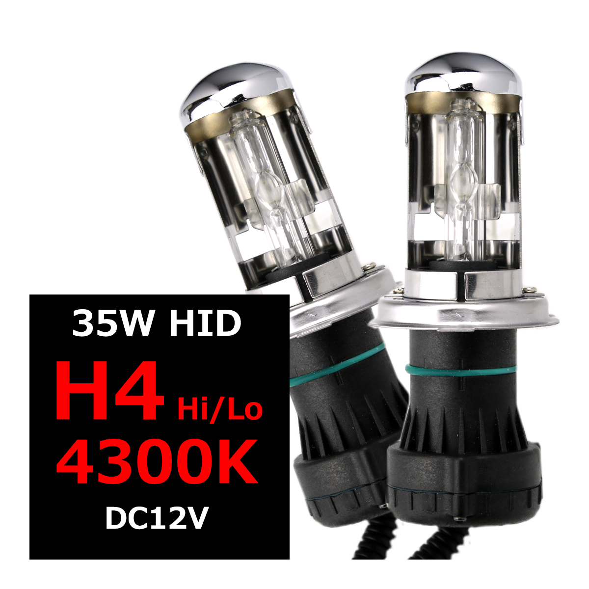 7周年記念イベントが 60％OFF HIDバーナー 35W H4 4300K 単品 Hi Lo スライド式 DC12V 2本set uneuneune.com uneuneune.com